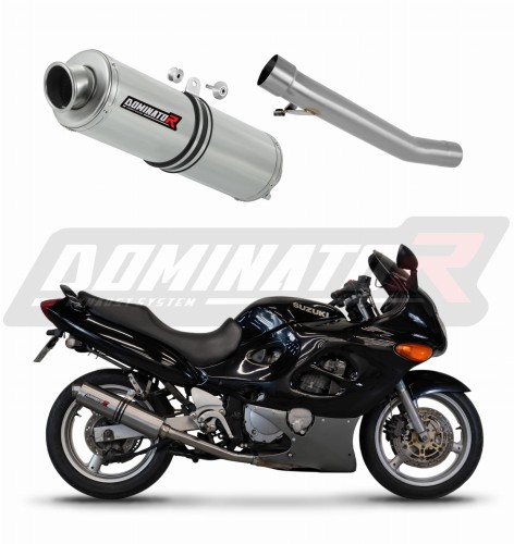 výfuk tlumič výfuku DOMINATOR kulatý pasuje na motocykl Suzuki GSXF 600 1998   2006 6