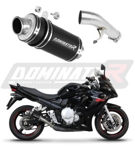 Suzuki GSXF 650 2007 - 2016 výfuk tlumič GP1 BLACK + dB killer medium
