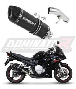Suzuki GSXF 650 2007 - 2016 výfuk Tlumič HP1 BLACK + dB killer medium