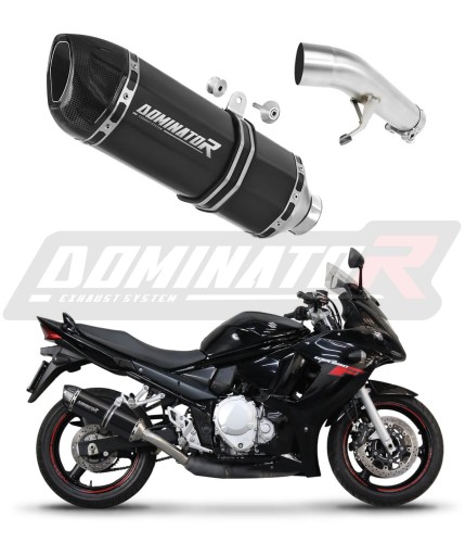 výfuk tlumič výfuku DOMINATOR HP1 černý pasuje na motocykl Suzuki GSXF 650 2007   2016 6