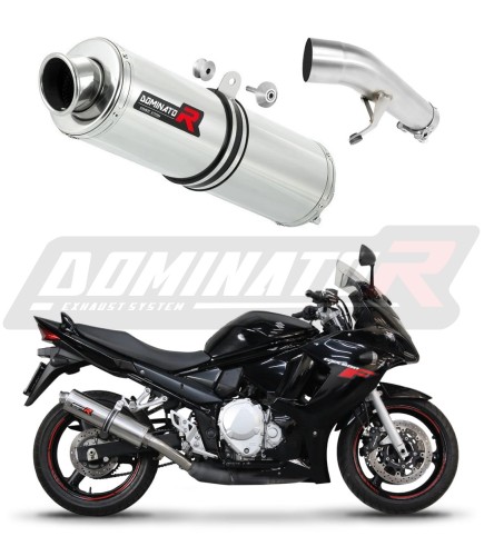 SUZUKI GSXF 650 GSX 650 F 2007 -2016 VÝFUK Tlumič Výfuk Sportovní výfuk Tlumič Výfuk Tlumič Výfuk Tlumič Výfuk Tlumič KULATÝ Dominator Výfukový systém