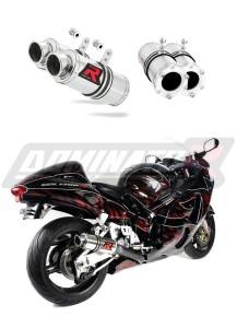 Suzuki GSXR 1300 Hayabusa 1999 - 2007 výfuk Tlumič GP1 + dB killer medium