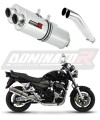 GSX 1400 K1-K4 VÝFUK Suzuki tlumič výfuk sportovní výfuk tlumič výfuk tlumič výfuk výfuky výfuk výfuk tlumič OVÁL 2001 - 2004 DOMINATOR x