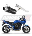 GSF 650 BANDIT N / S 2005- 2006 motocyklový výfuk tlumič sportovní výfuk koncovka výfuku GP1 BLACK Dominator x