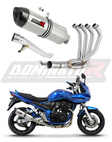 GSF 650 BANDIT N/ S 2005/2006 Kompletní výfukový systém Tlumič Sportovní výfuk Svod Sběrač Výfukový tlumič HP1 DOMINATOR x
