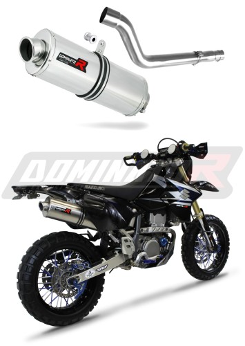 DR-Z DRZ 400 S SM VÝFUK Suzuki Tlumič Výfuku Sportovní výfuk Tlumič OVAL 2000 - 2019 DOMINATOR x