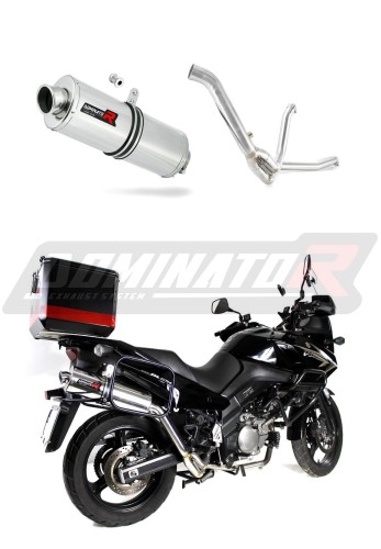 DL 650 V-STROM Výfuk SUZUKI Tlumič Sportovní výfuk Tlumič Výfuk Tlumič OVAL 2007 - 2016 Dominator x