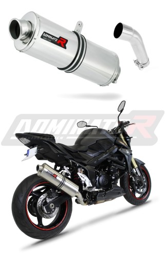 GSR 750 VÝFUK Suzuki tlumič sportovní výfuk tlumič výfuku OVAL 2011 - 2016 Dominator x