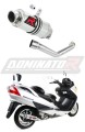 BURGMAN 400 VÝFUK Suzuki tlumič sportovní výfuk GP 1 2003 - 2006 Dominator x