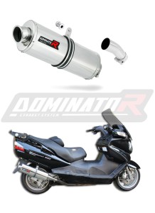 Suzuki BURGMAN 650 2002 - 2012 výfuk Tlumič OV + dB killer medium