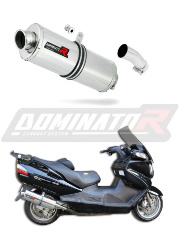 výfuk tlumič výfuku DOMINATOR oválný pasuje na motocykl Suzuki BURGMAN 650   2013  7