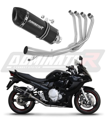 kompletní výfukový systém s tlumičem DOMINATOR Full System HP1 černý pasuje