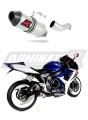 GSXR 750 K6 K7 VÝFUK Suzuki Tlumič Sportovní výfuk Karbonová koncovka HP3 2006 - 2007 DOMINATOR x