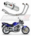 kompletní výfukový systém s tlumičem DOMINATOR Full System oválný pasuje na motocykl Suzuki GS 500F 2004   2014 7
