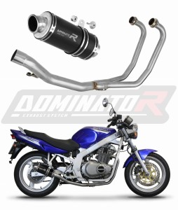 Suzuki GS 500F 2004 - 2014 Full System Svod výfuku Tlumič GP1 BLACK + dB killer medium