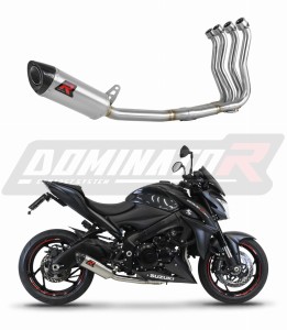 Suzuki GSX-S 1000 / F 2015 - 2020 Low Level kompletní výfukový systém Svod výfuk Tlumič HP8 + dB killer medium