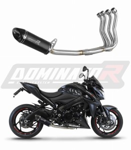 Suzuki GSX-S 1000 / F 2015 - 2020 Low Level Full systém Svod výfuk Tlumič HP8 BLACK + dB killer medium