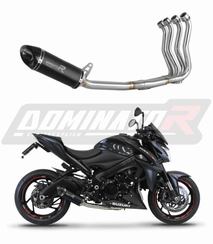 Suzuki GSX-S 1000 / F 2015 - 2020 VÝFUK Svod Sběrné potrubí Kompletní systém Tlumič Sportovní výfuk Silencer Výfukový systém HP8 BLACK Dominator x