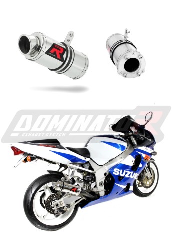 GSXR 750 K1-K5 VÝFUK Suzuki Tlumič Výfuk Sportovní výfuk Tlumič Výfuku GP 1 2001 - 2005 DOMINATOR x