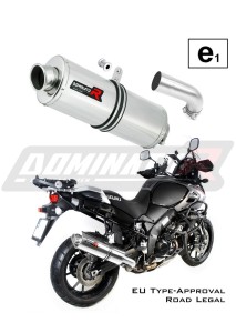 DL 1000 V-STROM Homologovaný tlumič OVAL 2017 - 2020
