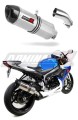 GSX-R 750 L1-L7 Výfuk Suzuki Tlumič Sportovní výfuk Karbonová koncovka HP1 2011 - 2017 Dominator x