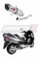 BURGMAN 400 VÝFUK Suzuki tlumič sportovní výfuk karbonová koncovka HP1 2007 - 2016 Dominator x