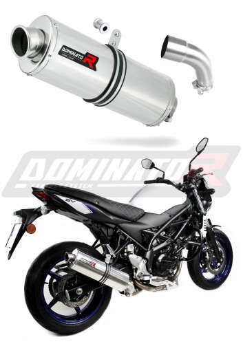 výfuk tlumič výfuku DOMINATOR oválný pasuje na motocykl Suzuki SV 650 2016   2023 5