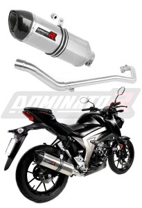 Suzuki GSX S 125 2017 - 2019 Full system Výfukové svody Výfuk Tlumič HP1 + dB killer medium