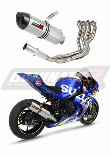 Suzuki GSXR 1000 2017 -2021 Kompletní výfukový systém Tlumič Sportovní výfuk Svod HP1 DOMINATOR x