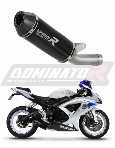 Suzuki GSXR 600 K8 K9 LO 2008 -2010  motocyklový výfuk tlumič HP3 BLACK  LOW LEVEL  Dominator x