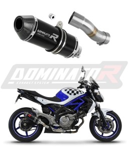 Suzuki SFV 650 GLADIUS 2009 - 2015 výfuk Tlumič HP3 BLACK + dB killer medium