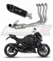 Suzuki GSX-S 1000 / F 2015 - 2020 VÝFUK Svod Potrubí Kompletní systém Tlumič Výfuk Sportovní výfuk Tlumič Tlumič Výfuk Výfuk Tlumič HP8 BLACK Dominato