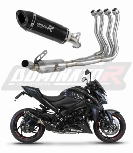 Suzuki GSX-S 1000 / F 2015 - 2020 Kompletní systém Svod Výfuk Tlumič HP8 BLACK + dB killer medium