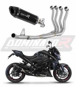 Suzuki GSX-S 1000 / F 2015 - 2020 Kompletní systém Svod Výfuk Tlumič HP8 BLACK + dB killer medium