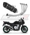Suzuki GSF 650 N / S BANDIT 2007 - 2016 VÝFUK Sběrač Svody Kompletní systém Tlumič Výfuk Sportovní výfuk HP1 BLACK Dominator Výfukový systém x