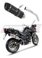 Triumph TIGER 800 XC XR 2011 - 2014 VÝFUK Tlumič Sportovní výfuk Koncovka výfuku Výfukový systém HP1 BLACK Dominator