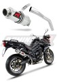 TIGER 800 XC XR XRX XCX XRT XCA VÝFUK Triumph tlumič sportovní výfuk tlumič GP 1 2015 - 2017 DOMINATOR x