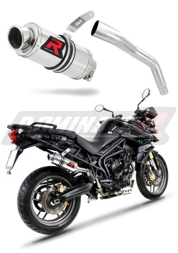 TIGER 800 XC XR XRX XCX XRT XCA VÝFUK Triumph tlumič sportovní výfuk tlumič GP 1 2015 - 2017 DOMINATOR x