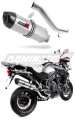 TIGER Explorer 1200 VÝFUK Triumph Tlumič Výfuk Sportovní výfuk Tlumič HP1 Karbonová koncovka 2012 - 2016 DOMINATOR x