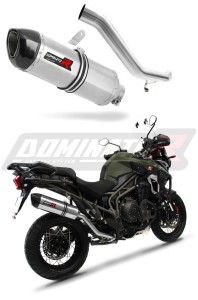 Triumph TIGER EXPLORER 1200 XC XR 2016 - 2017 výfuk Tlumič HP1 + dB killer medium