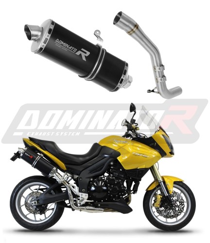 Triumph Tiger 1050 2006 -2012 motocyklový výfuk tlumič výfuku sportovní tlumič P7 BLACK Dominator x