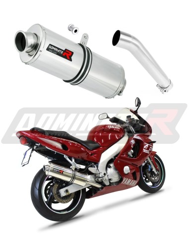 výfuk tlumič výfuku DOMINATOR oválný pasuje na motocykl Yamaha YZF 600 R Thundercat 1996   2006 7