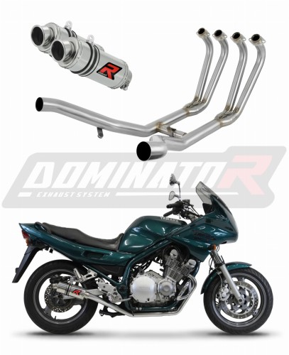 Yamaha XJ 900 Diversion 1994-2003 Motocyklový výfuk Dominator Kompletní systém Svod Potrubí Tlumič Výfuk GP1 x