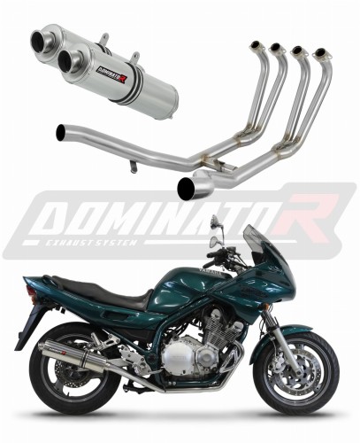 kompletní výfukový systém s tlumičem DOMINATOR Full System kulatý pasuje na motocyk