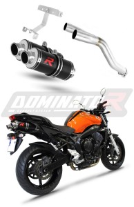 YAMAHA FZ6 FAZER S1 výfuk Tlumič ST BLACK 2004 - 2010 + dB killer medium