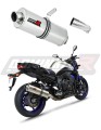 FZ 8 N / FZ8 S FAZER VÝFUK Yamaha tlumič sportovní výfuk tlumič výfuku OVAL 2010 - 2016 DOMINATOR x