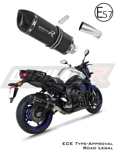 výfuk tlumič výfuku DOMINATOR homologovaný HP1 černý pasuje na moto