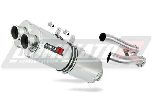 XJR 1200 VÝFUK Yamaha tlumič sportovní výfuk tlumič OVAL 1995 - 1998 DOMINATOR x