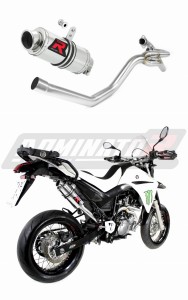 Yamaha XT 660 R 2004 - 2016 side manifold 2 in 1 Exhaust Silencer Muffler GP1 + dB killer medium