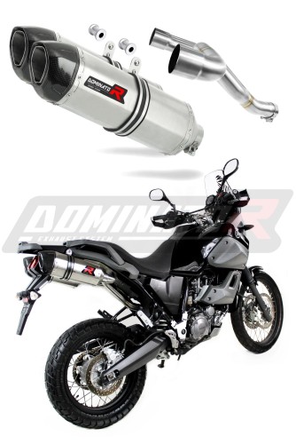 XT 660 Z TENERE VÝFUK Yamaha Tlumič Sportovní výfuk Karbonová koncovka HP1 2008 - 2016 DOMINATOR x